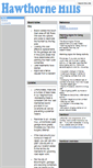 Mobile Screenshot of hawthornehills.info