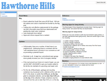 Tablet Screenshot of hawthornehills.info